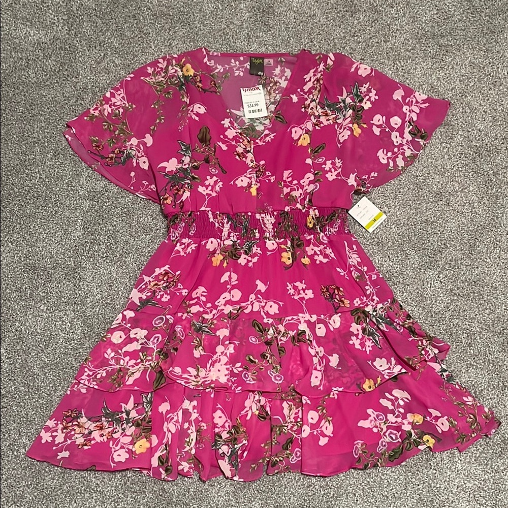 Floral Pink Dress